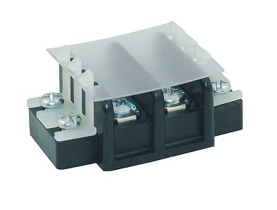SUNS TG-302-C UL Rated 30A/600V Covered Terminal Block 2 Pole 22-10 AWG Wire - Industrial Direct