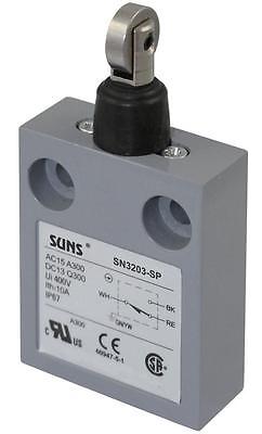 SUNS SN3203-SP-C1 Sealed Cross Roller Plunger Limit Switch 914CE55-AQ - Industrial Direct