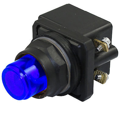 SUNS PB30-PL-D120E-U-P0 30mm 120V LED Blue Pilot Light 9001SKP38L31 9001SKP38L9 - Industrial Direct