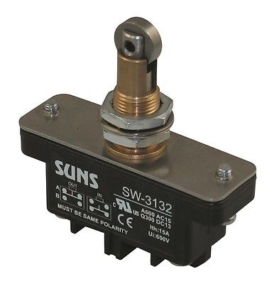 SUNS SW-3132 Roller Plunger Industrial Snap Switch 9007AP321 9007AP323 - Industrial Direct