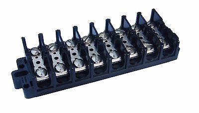 SUNS TG-608 UL Rated 60A/600V Terminal Block 8 Pole 22-6 AWG Wire - Industrial Direct
