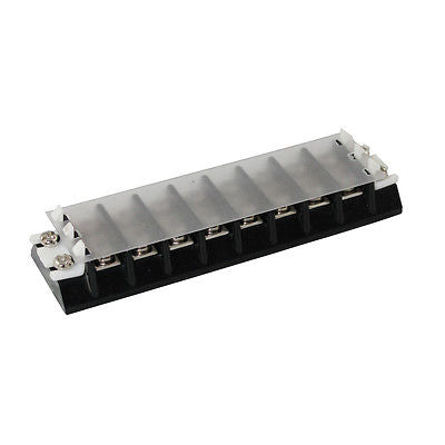 SUNS TU208-C UL Rated 20A/300V Covered Terminal Block 8 Position 22-12 AWG - Industrial Direct