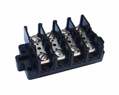 SUNS TG-604 UL Rated 60A/600V Terminal Block 4 Pole 22-6 AWG Wire - Industrial Direct
