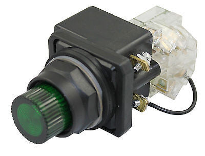 SUNS PB30-PTL-D120E-G-P1 30mm 120V Green Push To Test Pilot Light 9001SKT38G31 - Industrial Direct