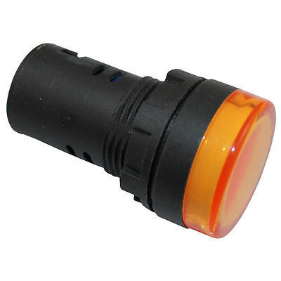 SUNS IL6E-120E-A-Q LED 22mm Amber Pilot Light 120V XB7EV08GP 800FD-P0N5 - Industrial Direct