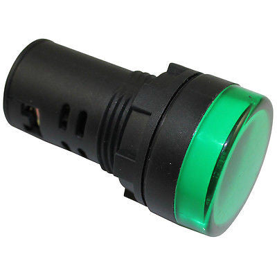 SUNS IL6E-120E-G-Q LED 22mm Green Indicator Pilot Light 120V IDEC HW1P1FQDG120V - Industrial Direct