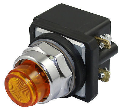 SUNS PBM30-PL-T120E-A-P0 30mm 120V Transformer LED Amber Pilot Light 9001KP1A31 - Industrial Direct