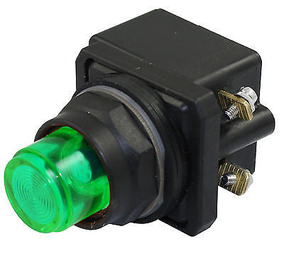 SUNS PB30-PL-D24E-G-P0 30mm 24V LED Green Pilot Light 9001SKP35G31 9001SKP35LGG - Industrial Direct