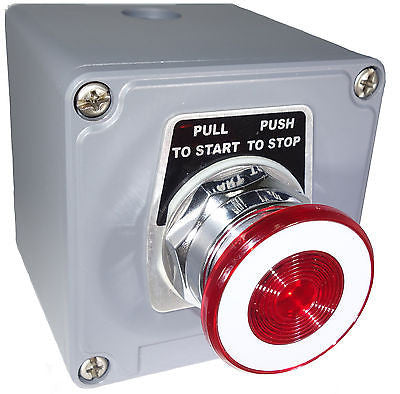 SUNS CSZ30-ES-R-P1 30mm Emergency Stop Control Station 9001KYG1Y1 9001KR9RH13 - Industrial Direct