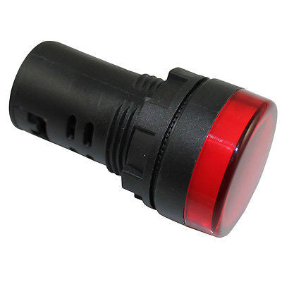 SUNS IL6E-240E-R-Q LED 22mm Red Indicator Pilot Light 240V IDEC HW1P 1FQD R 240V - Industrial Direct