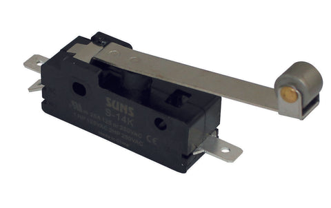 SUNS S-14K Roller Lever Snap Action 25A Micro Switch ASKHF3A04AC - Industrial Direct
