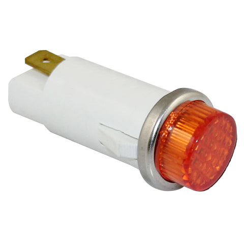 SUNS IL4E-24E-A-Q LED 1/2" Amber Indicator Light Raised 24V Solico Ideal