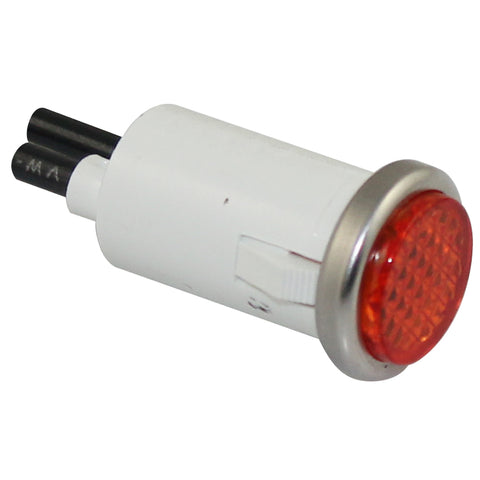 SUNS IL4E-24E-A-U6 LED 1/2" Amber Indicator Light Raised 24V Solico Ideal 776311